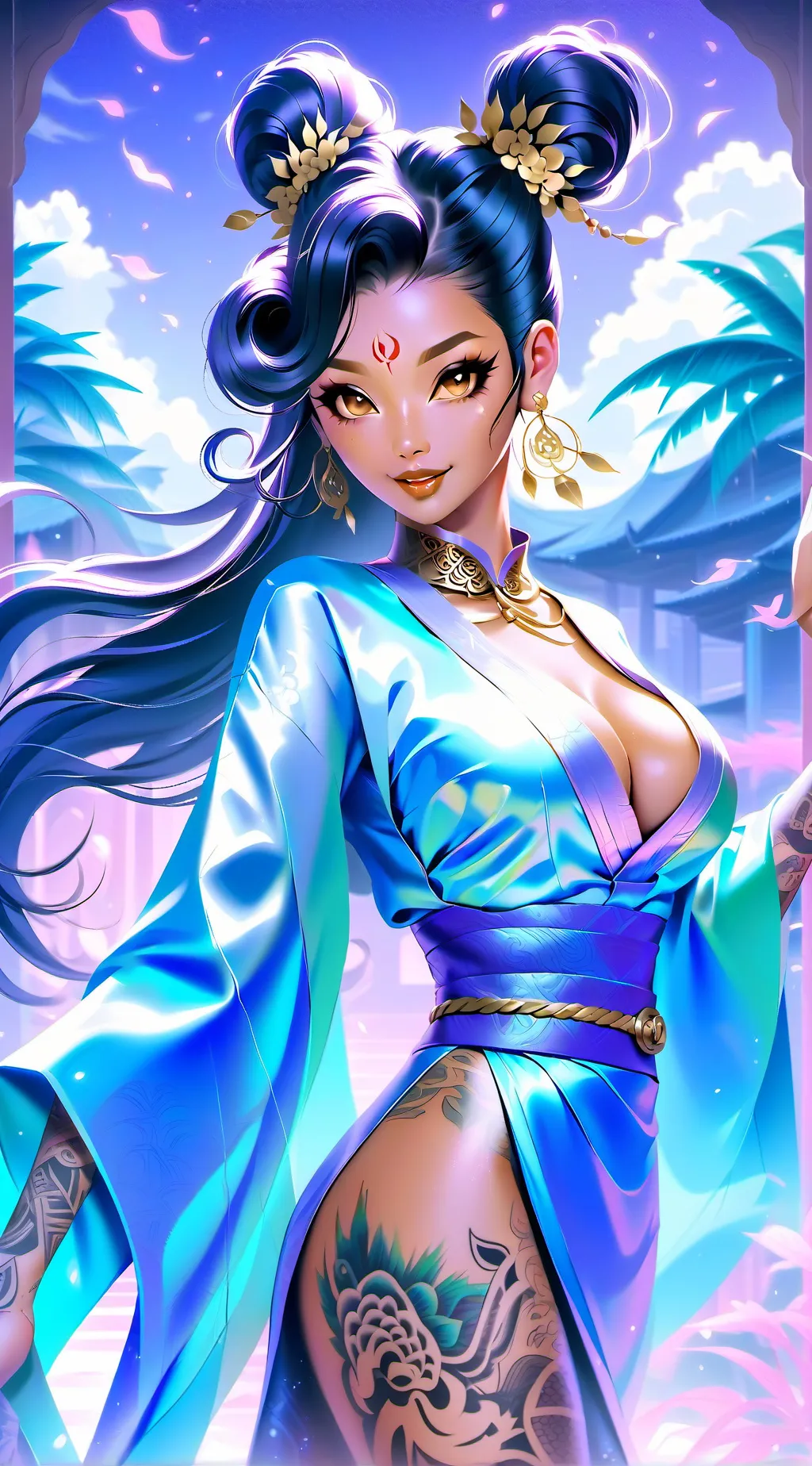 ai character: Sakura Dinera background