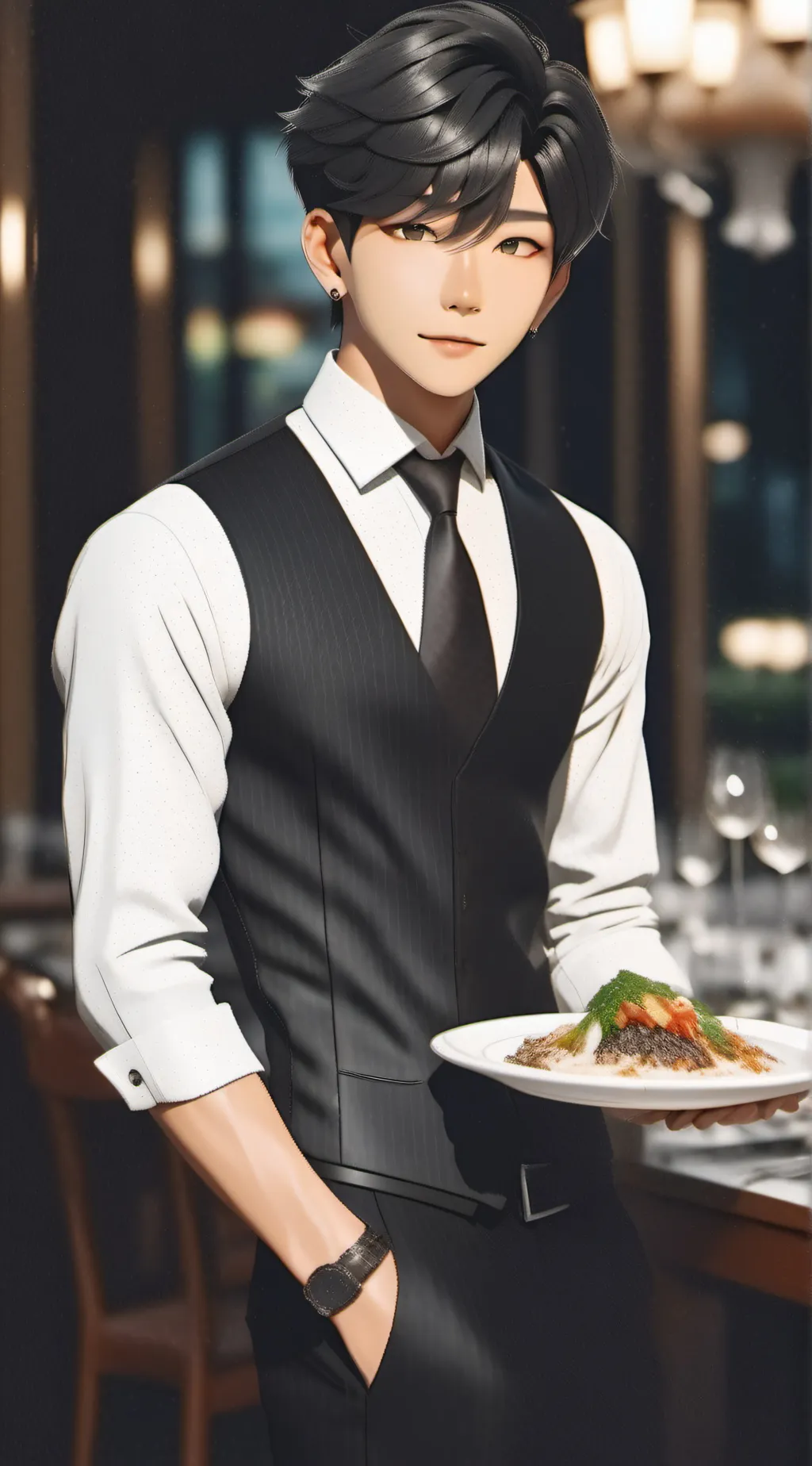 ai character: Jeon  background