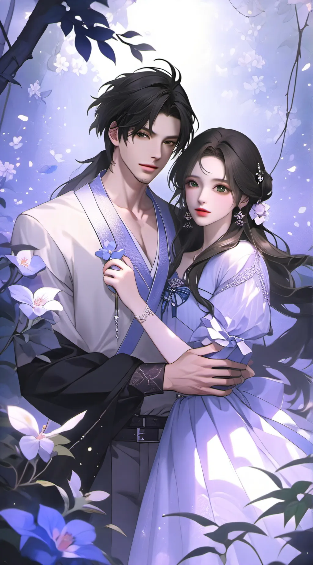 ai character: clyn❤️revan background