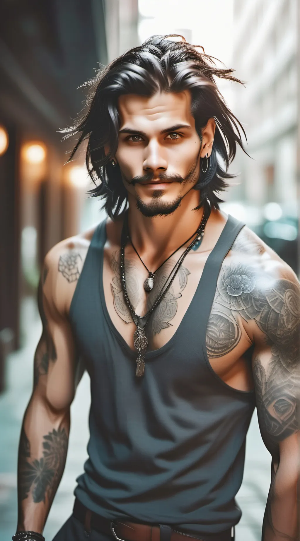 ai character: Maverick Stone background