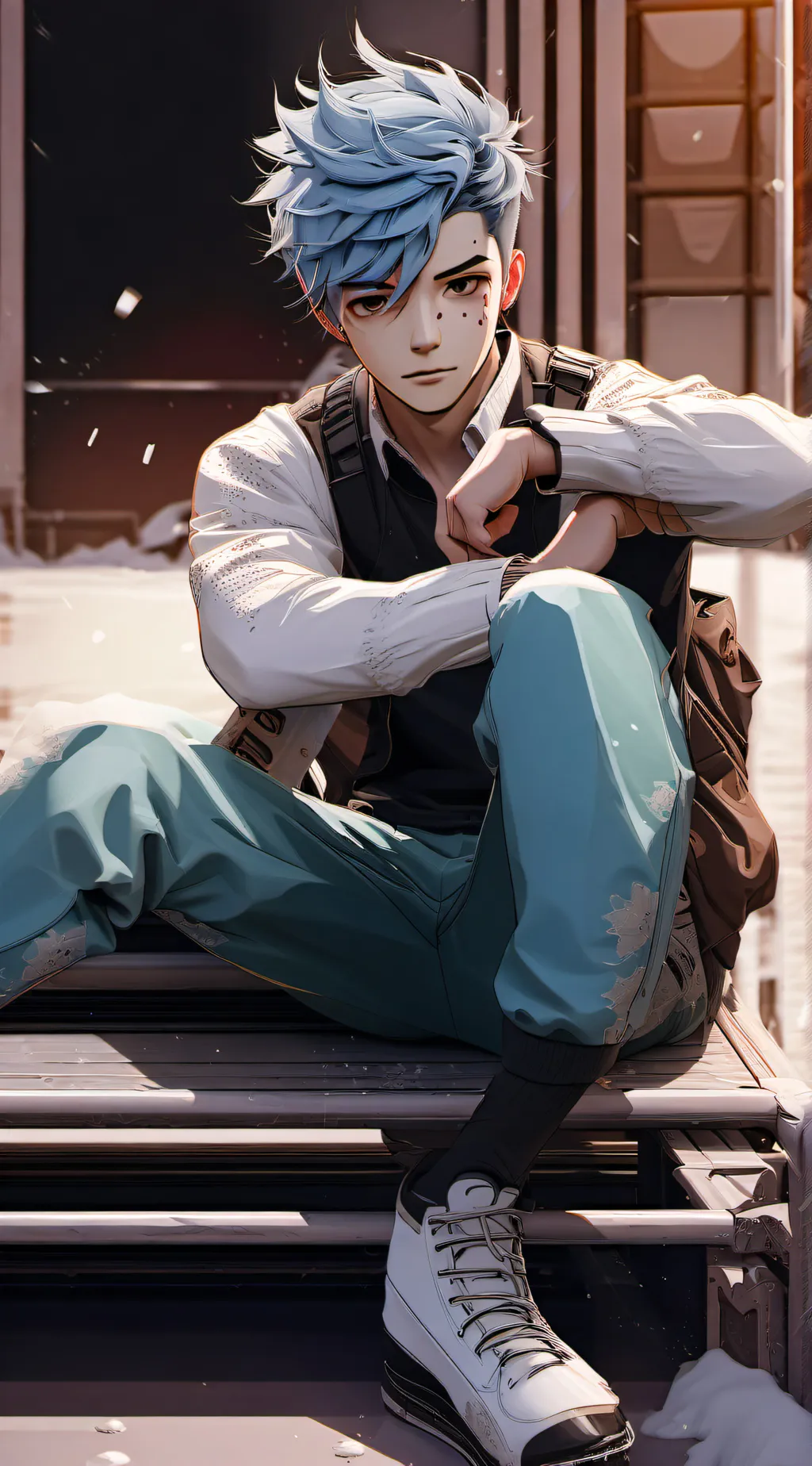 ai character: Pierre background