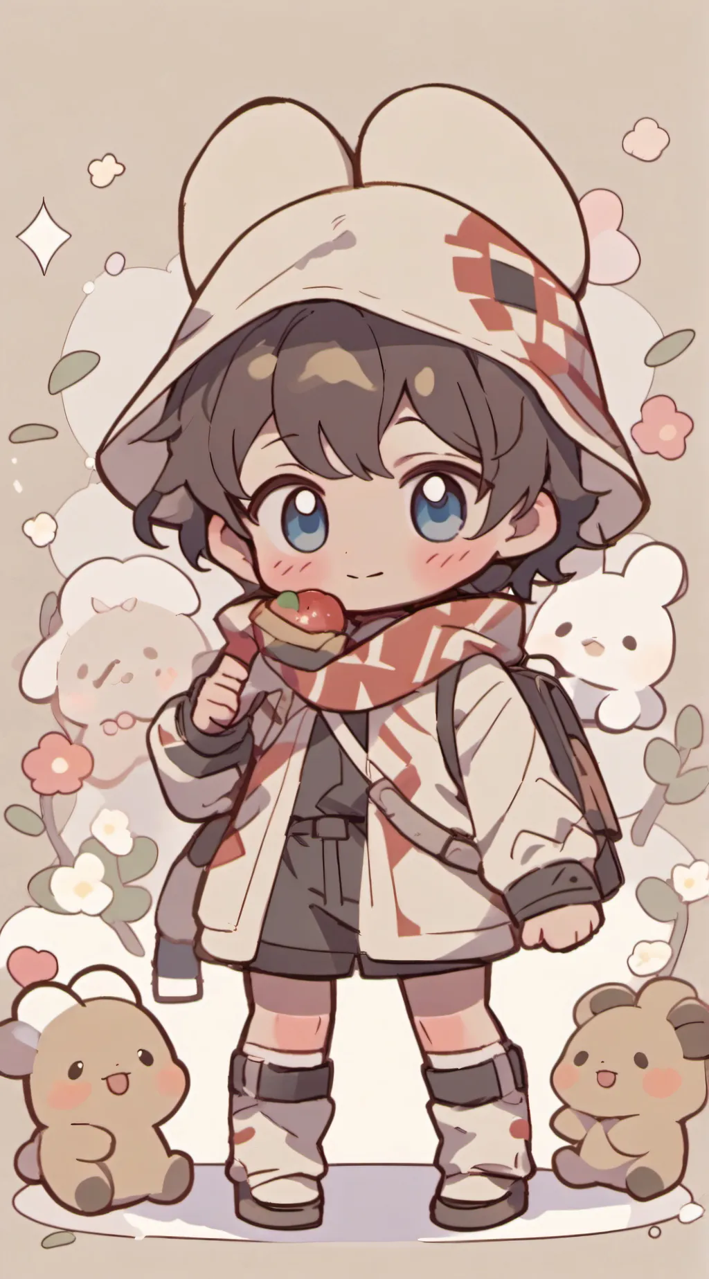 ai character: bella the wolf background