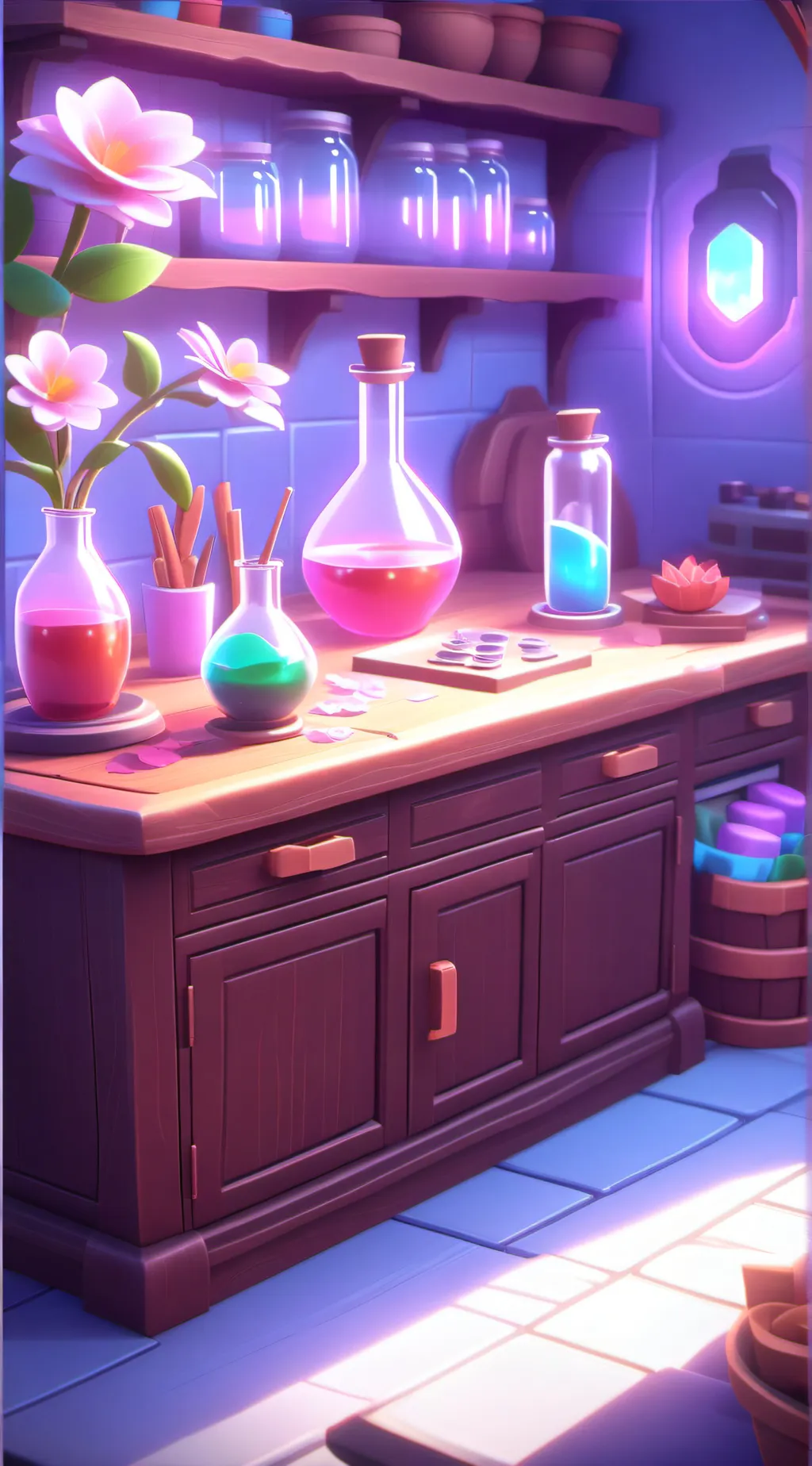 ai character: bfb lab background