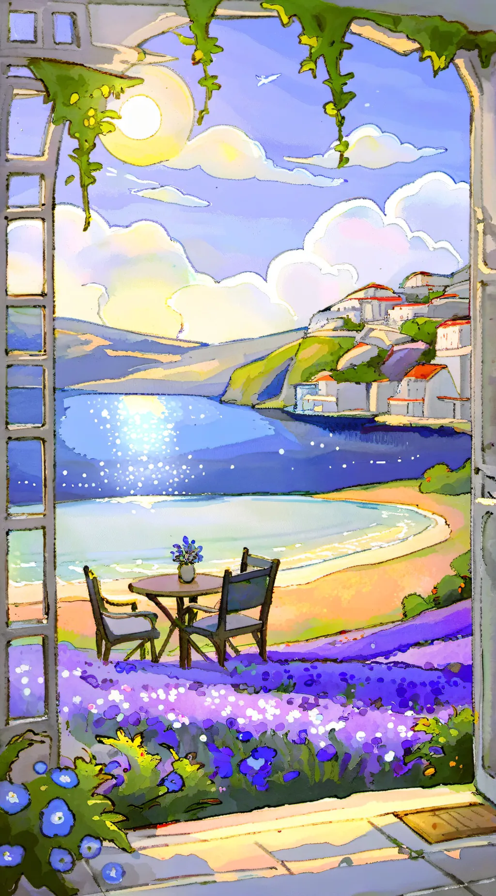 ai character: Love is evil. background