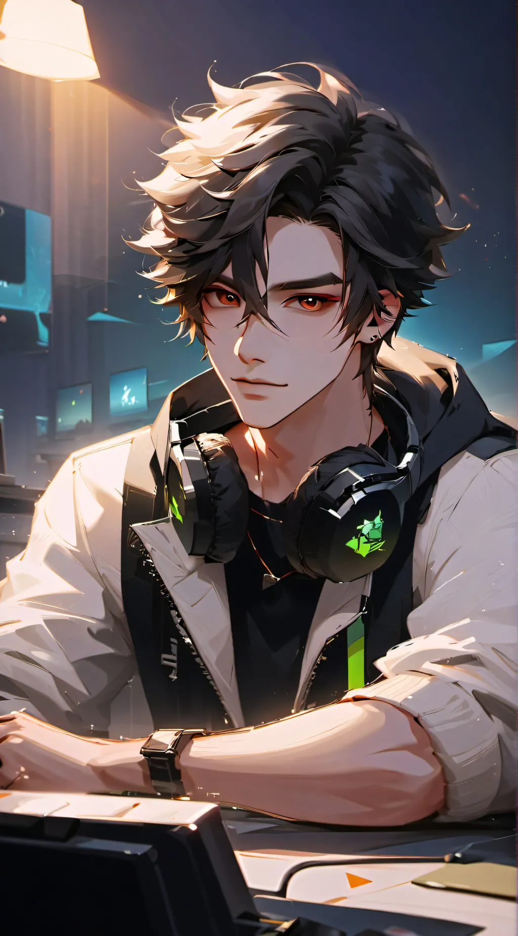 ai character: ~Adam~ background