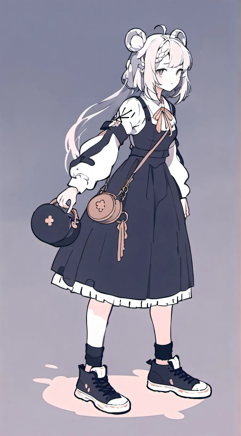 ai character: lavender  background