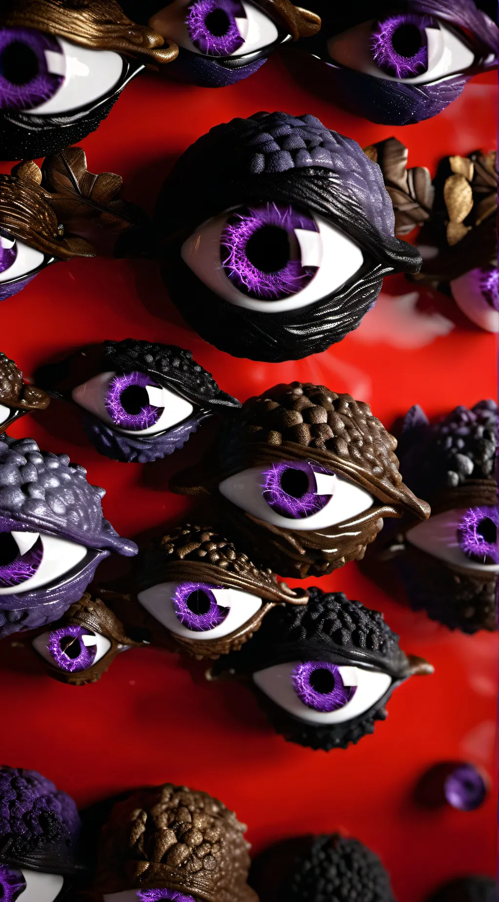 ai character: eyes background