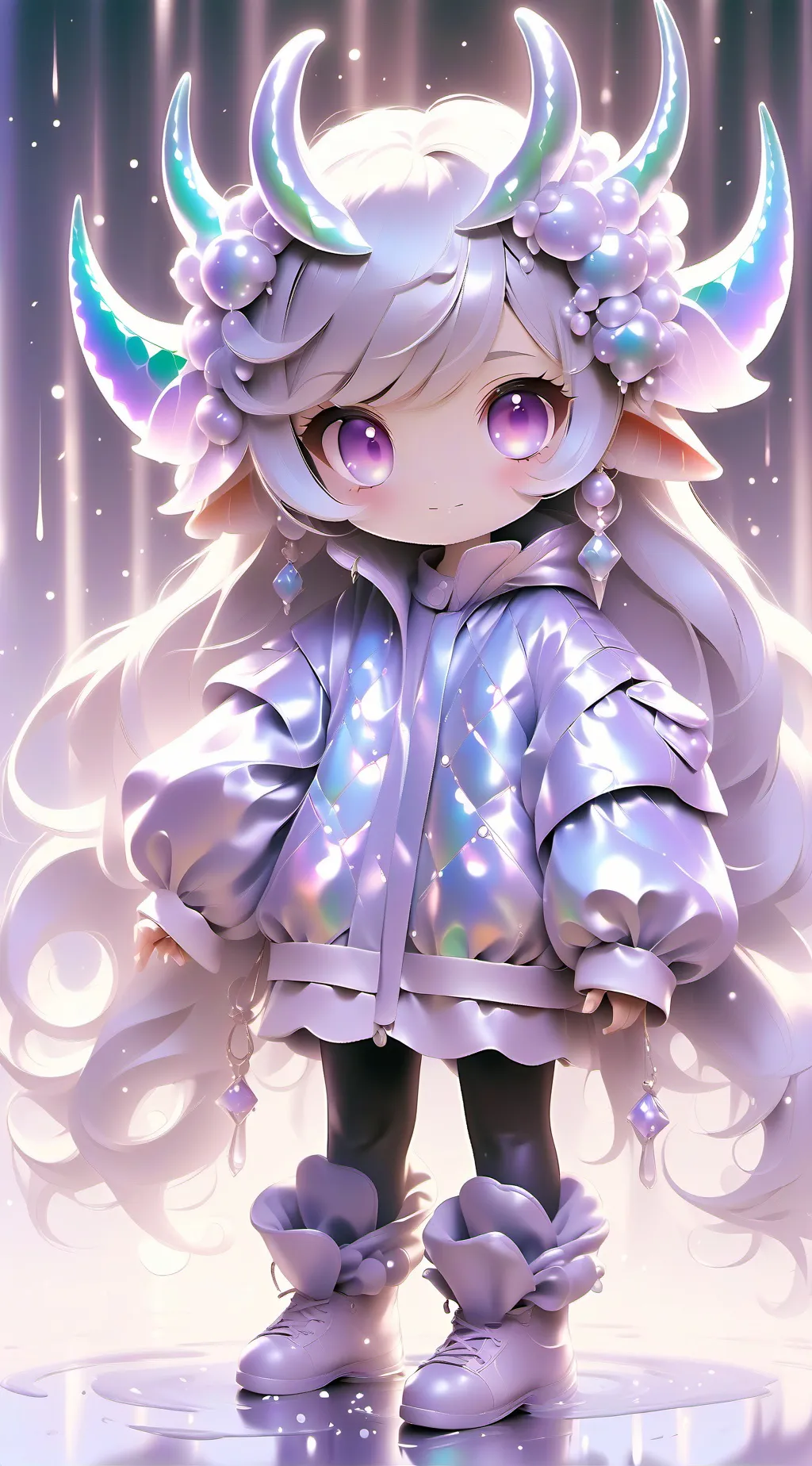 ai character: demon kid background