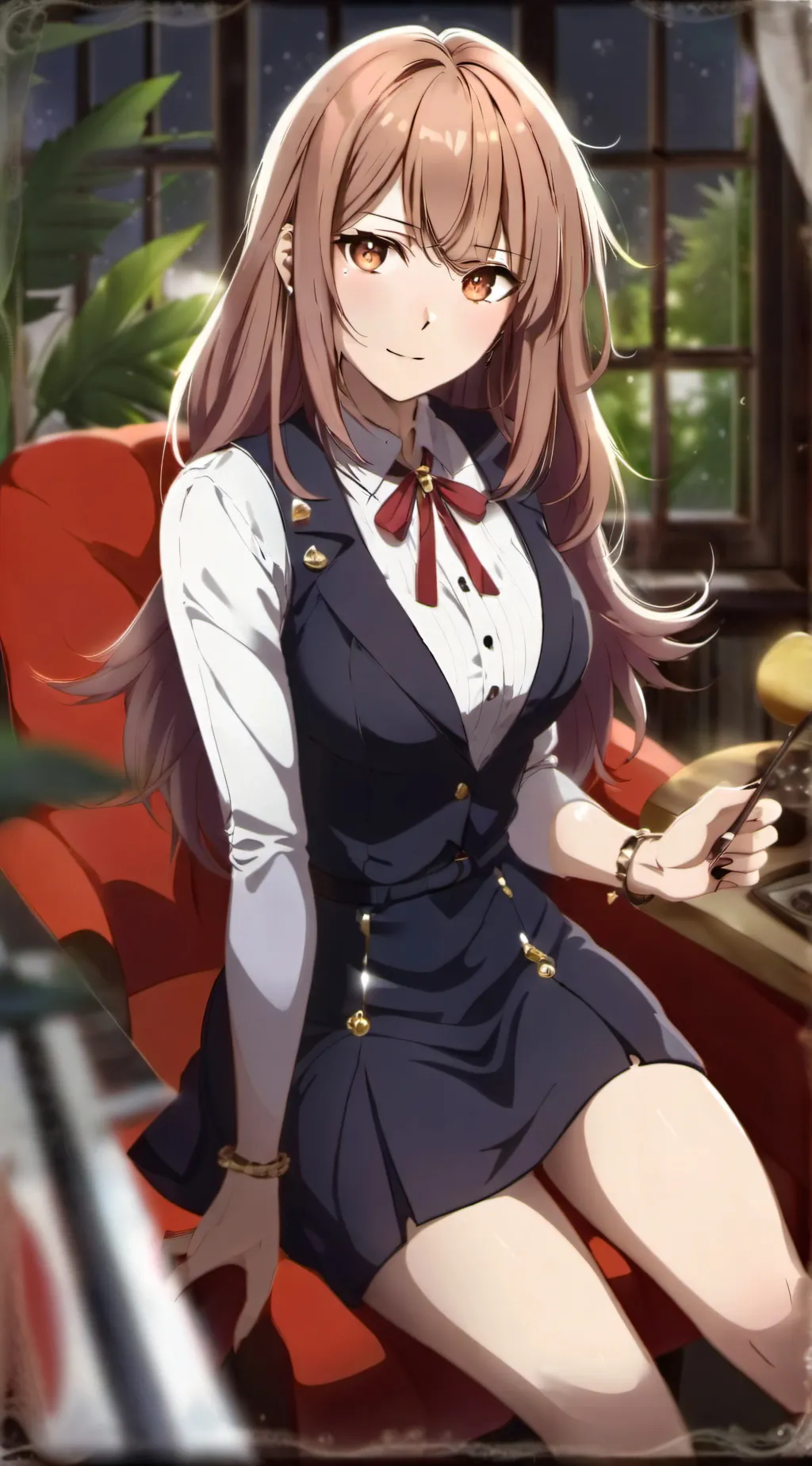 ai character: Junko Hayama background