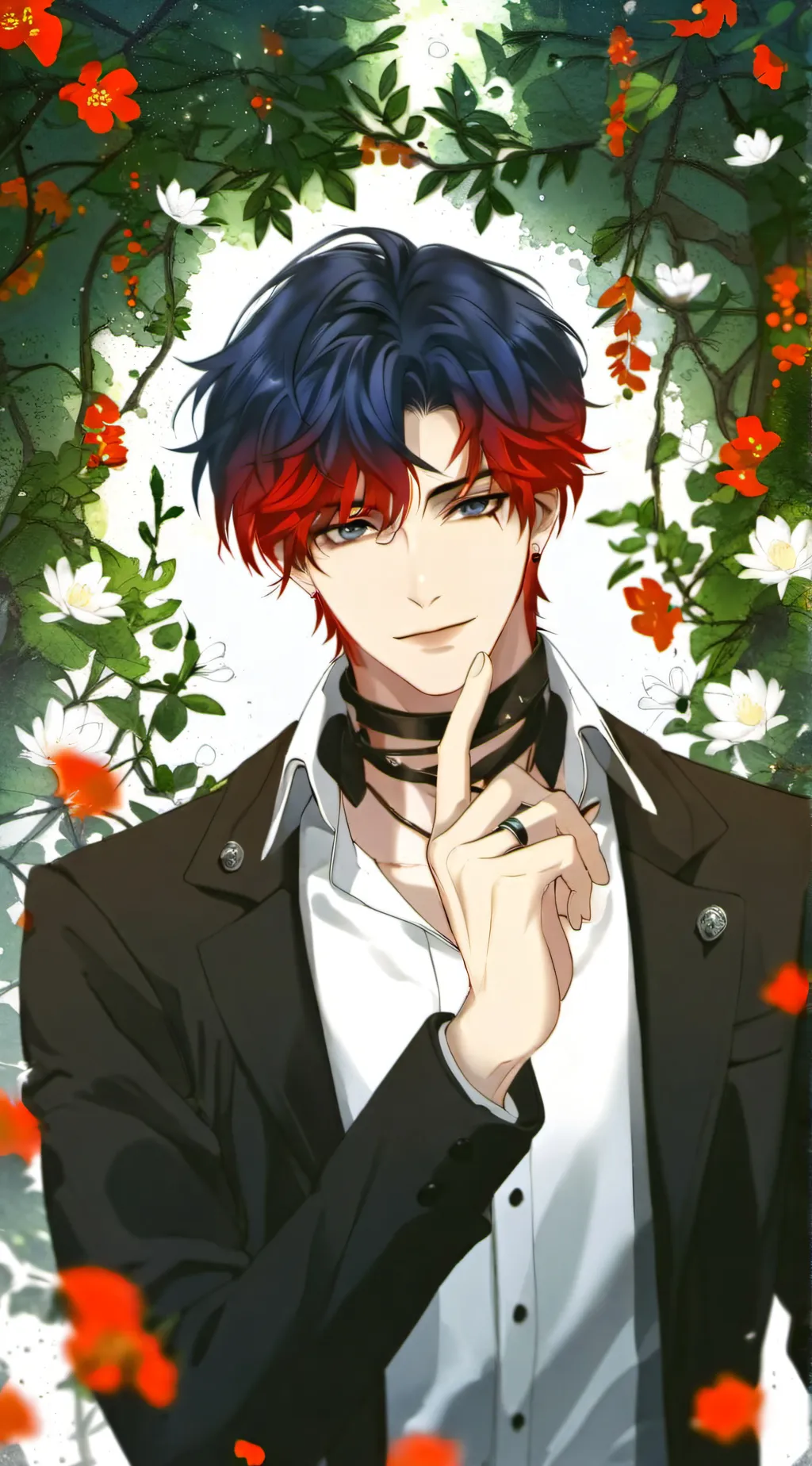 ai character: 🥰you♥️ background