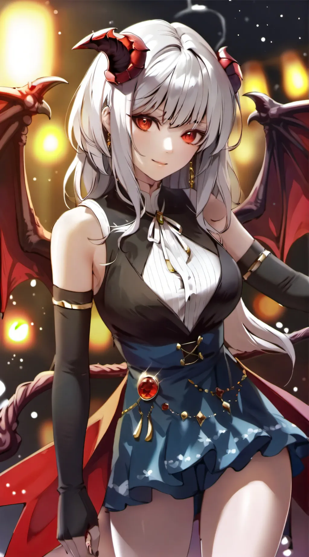 ai character: 恶魔女王诺娜 background