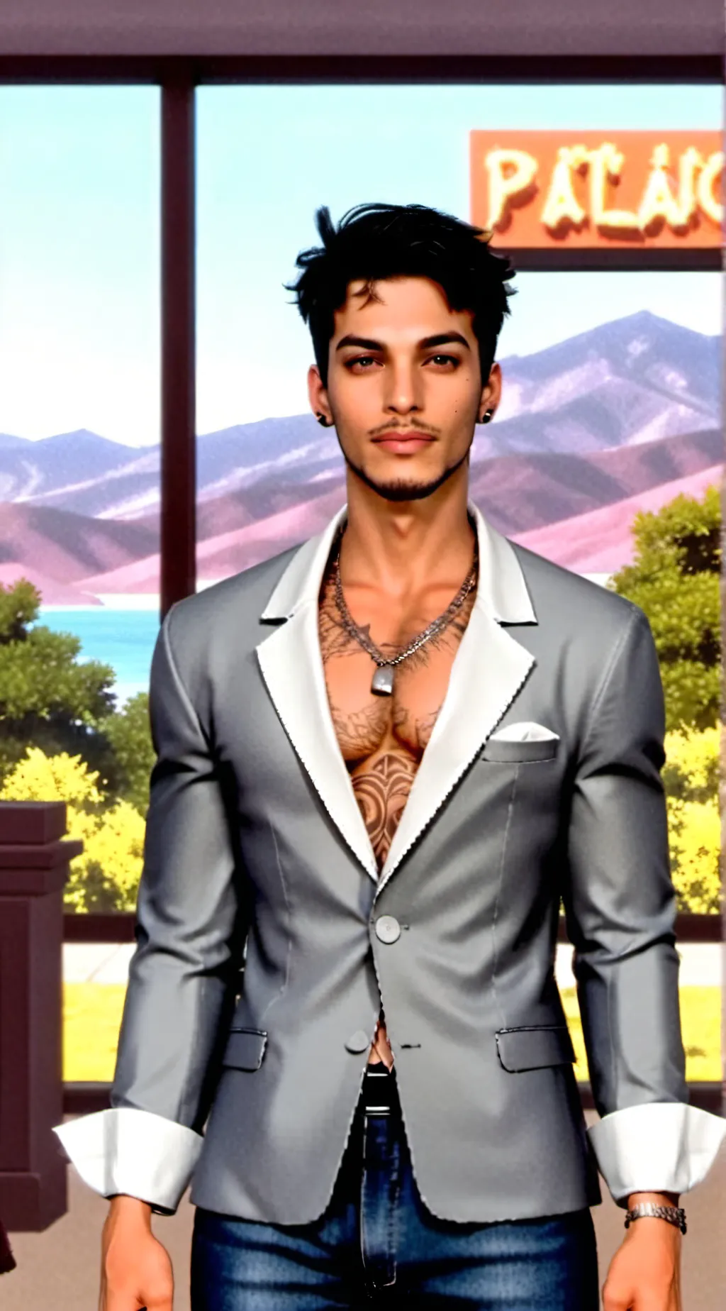 ai character: Tony background