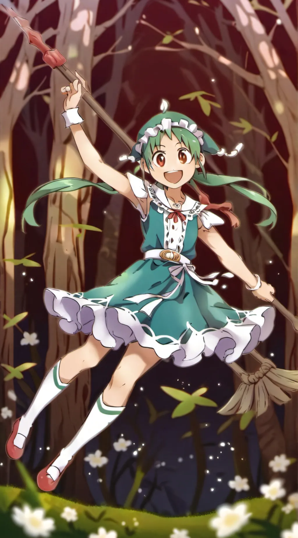 ai character: Yotsuba Koiwai background