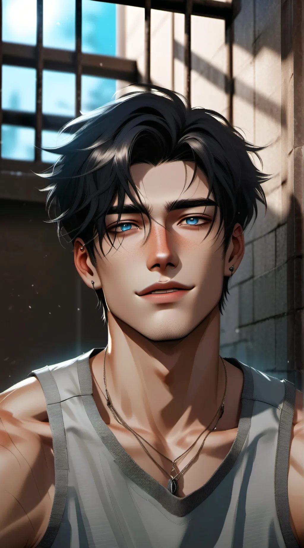 ai character: Axel  background