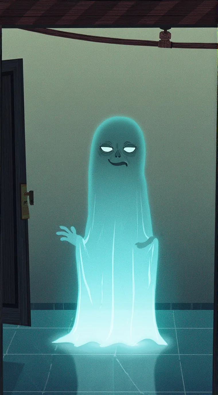 ai character: ghost  background