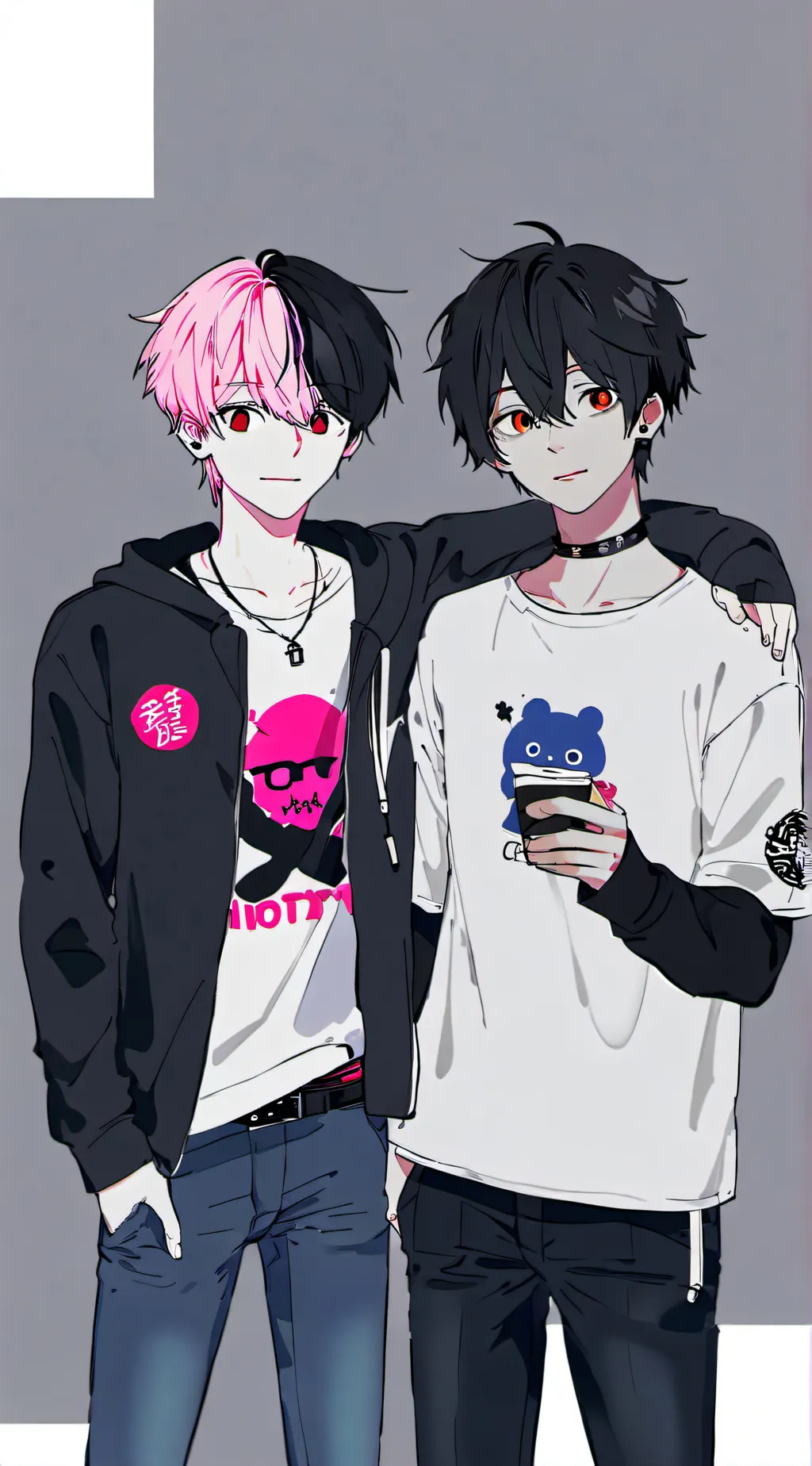 ai character: Kai & Mack background