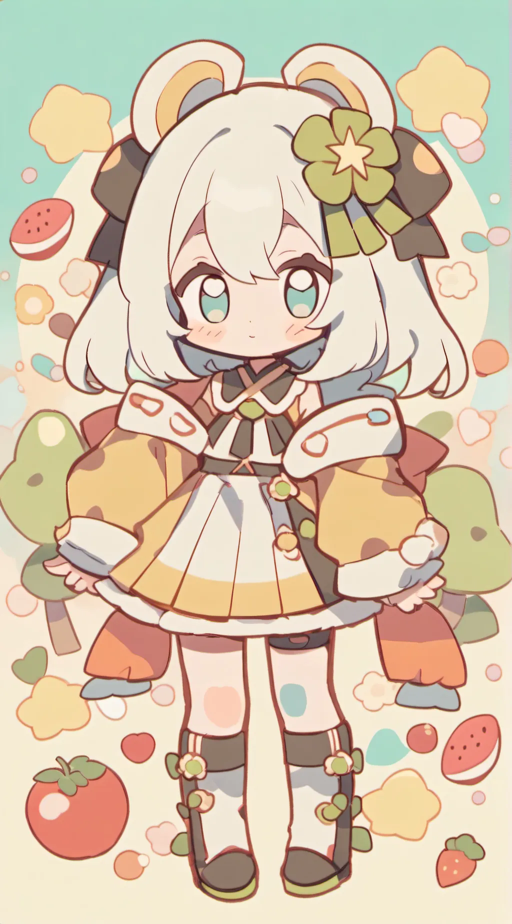 ai character: ∆arron/my oc background