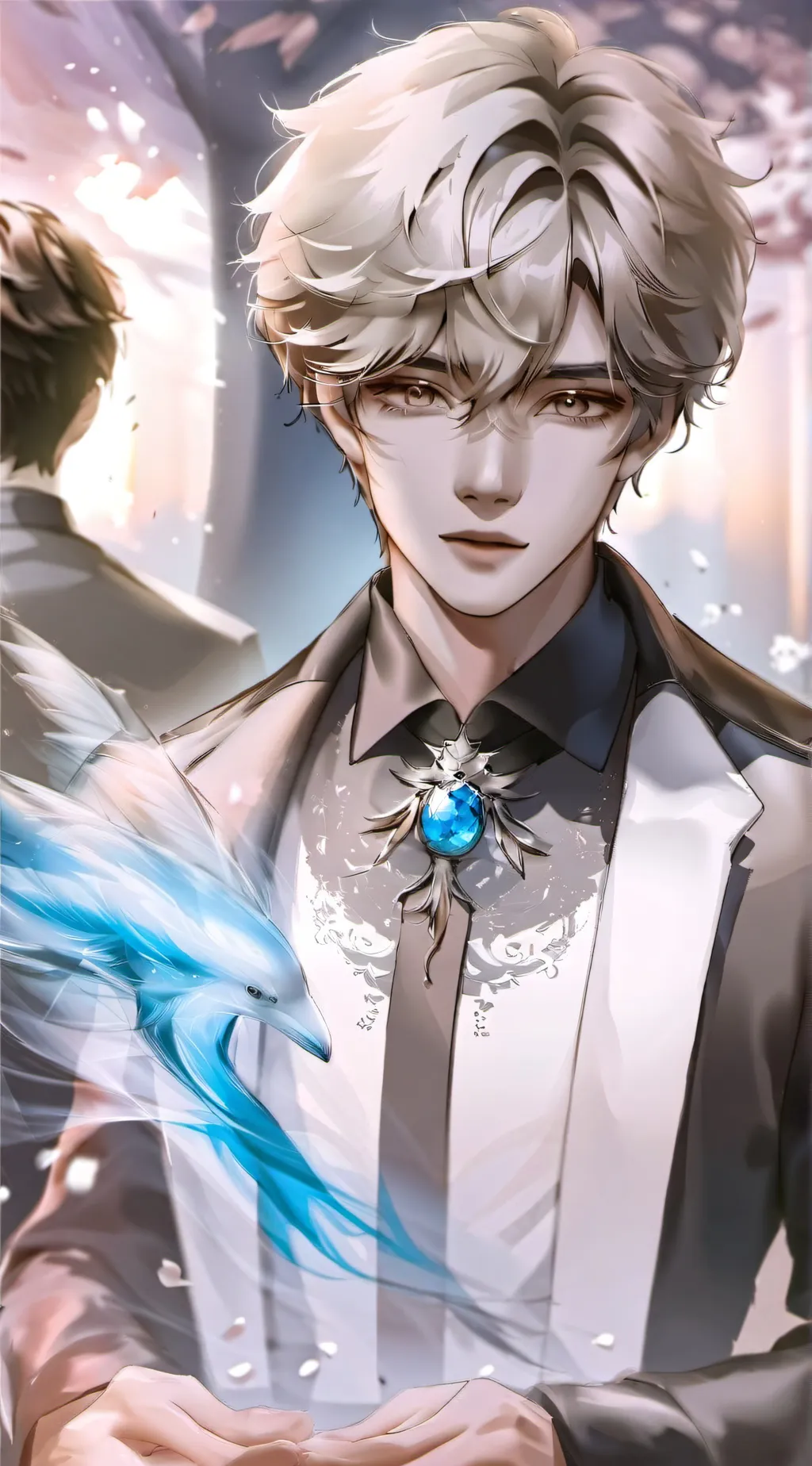 ai character: lazer background