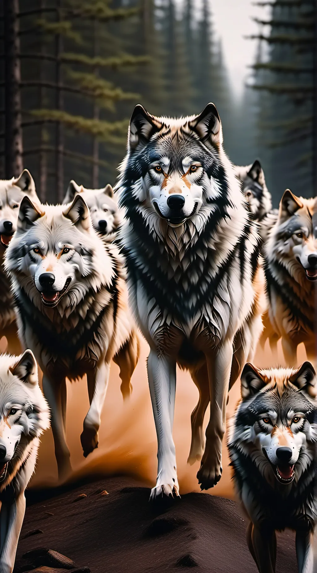 Talkie AI - Chat with HUNGRY WOLF PACK!!