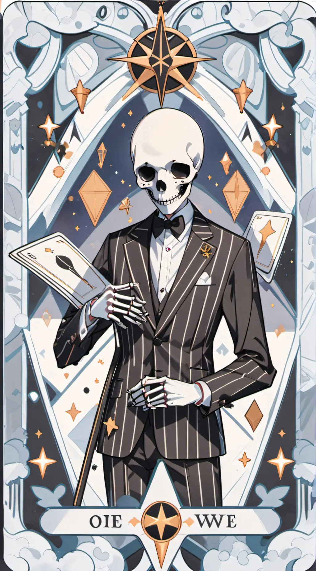 ai character: jack skellington  background