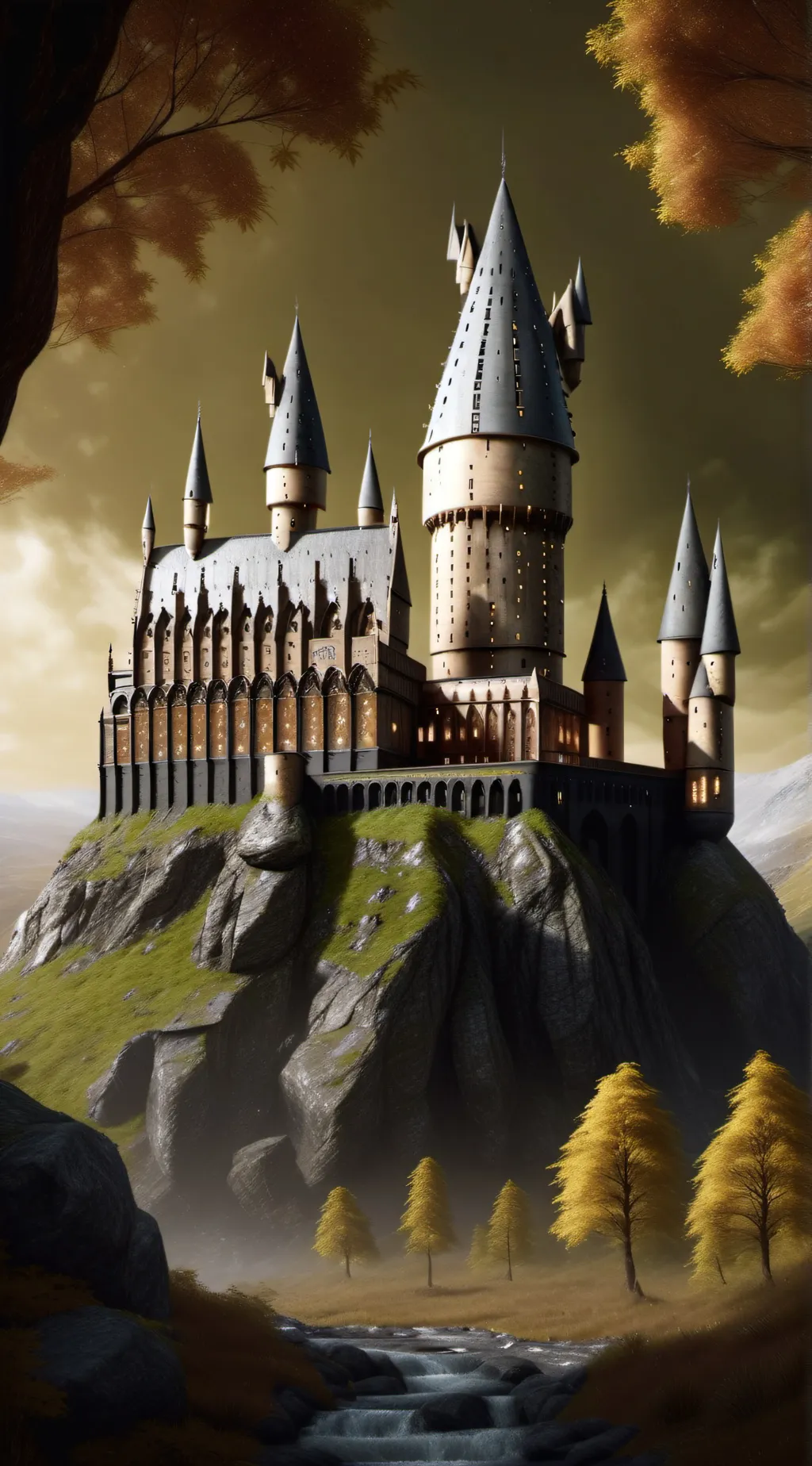 ai character: hogwarts background