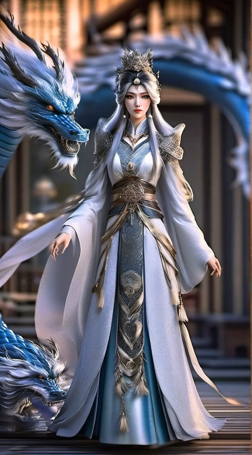 ai character: Chenbi  background