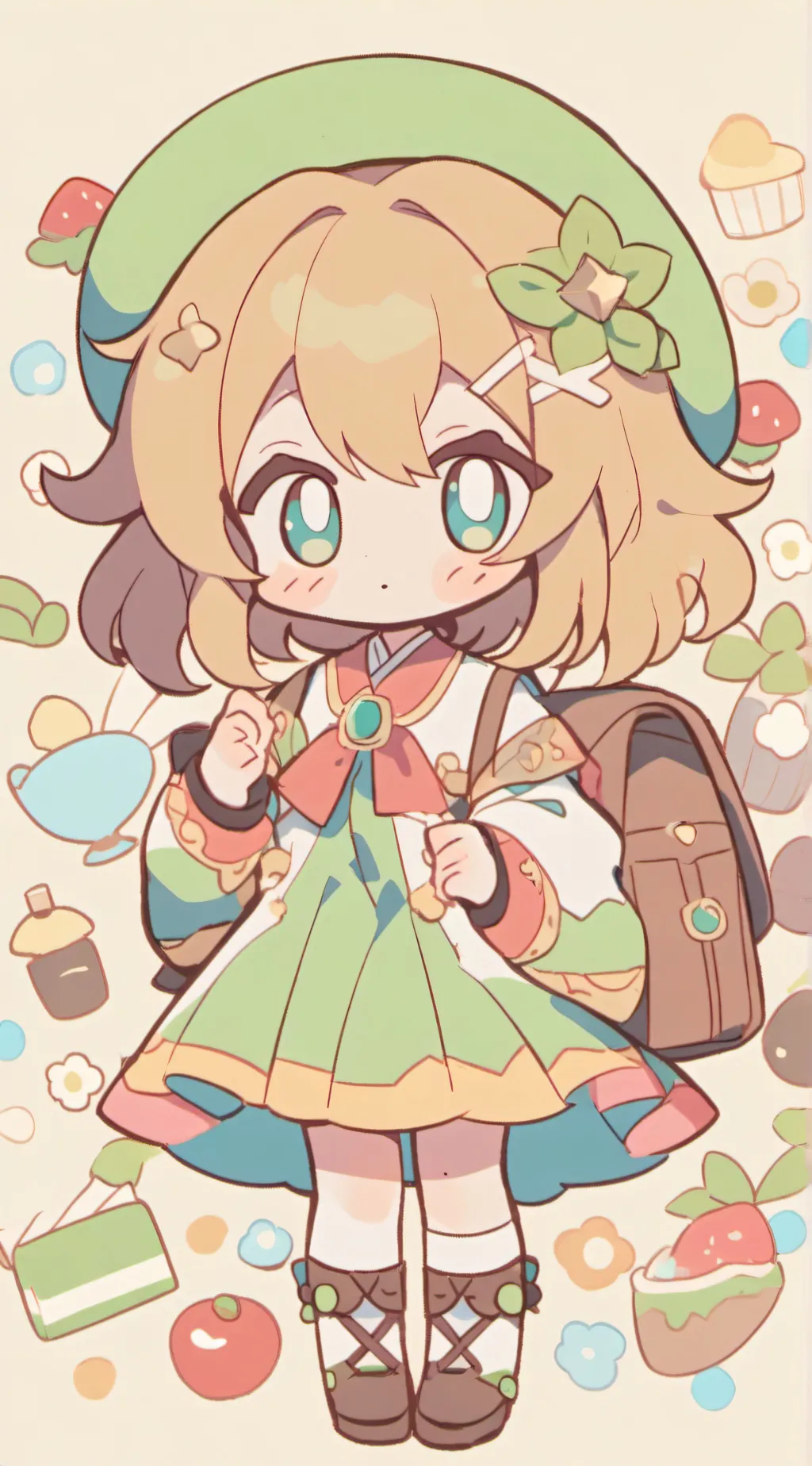 ai character: lonely girl background