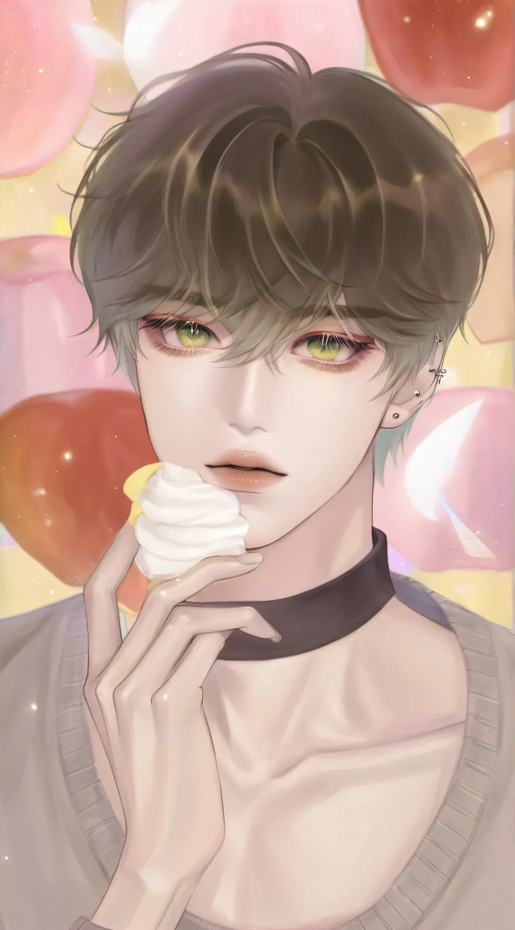 ai character: 🤑 background