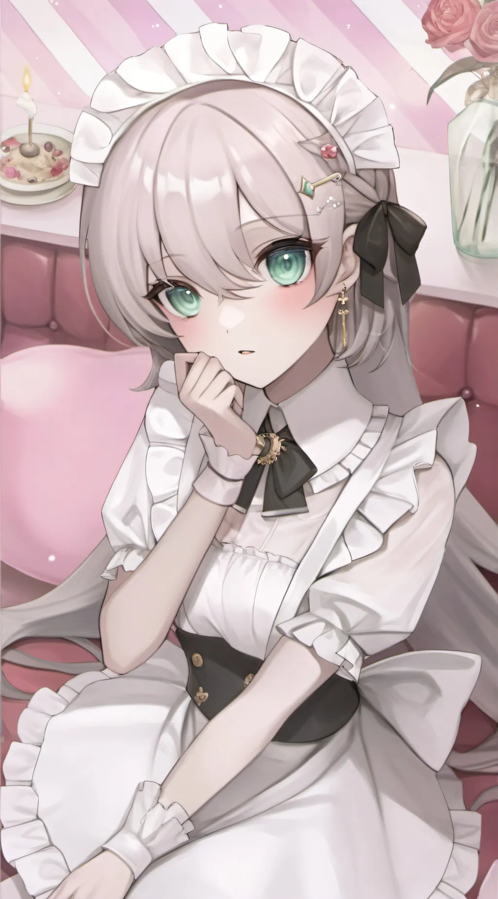 ai character: Girl background