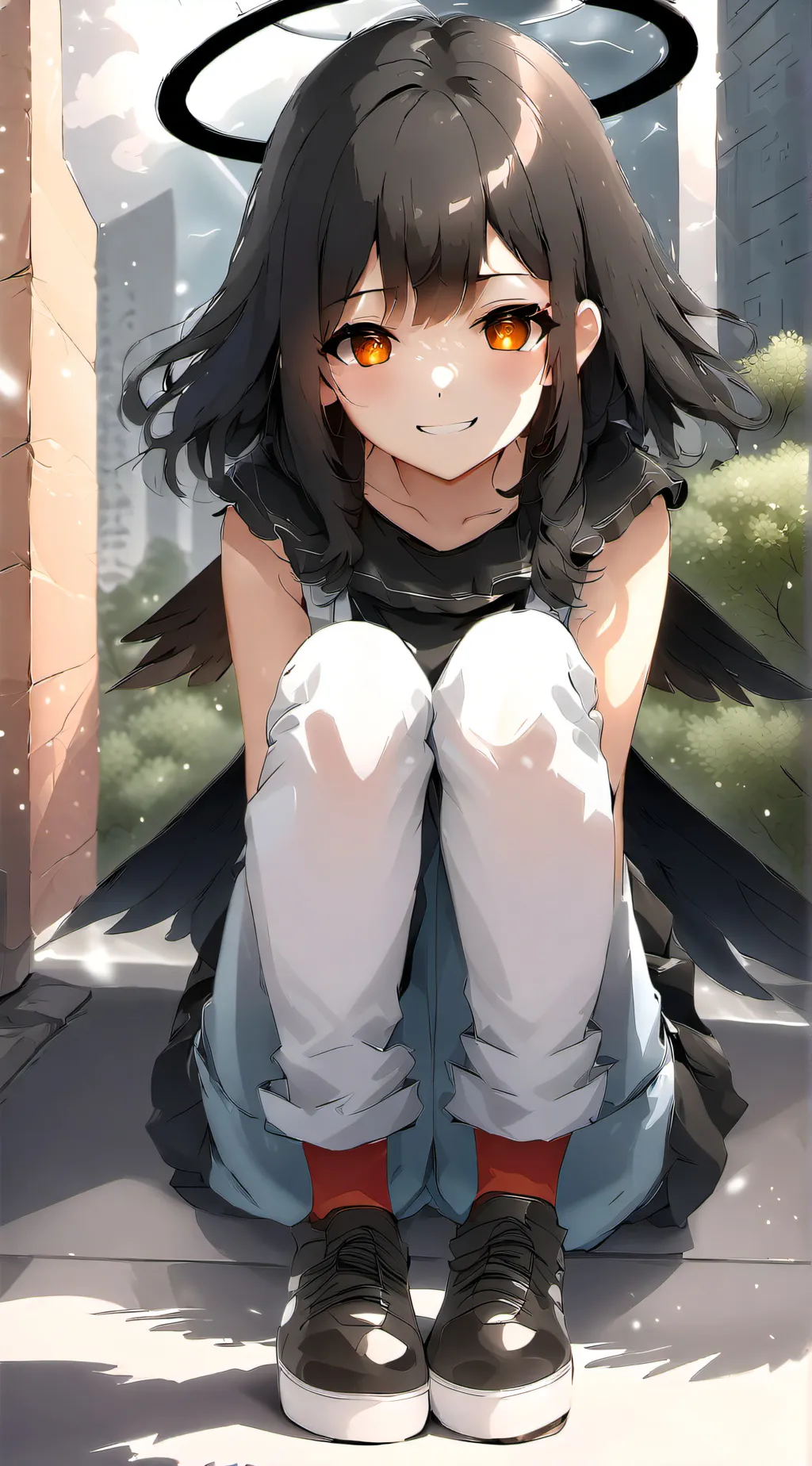 ai character: Dark Angel background