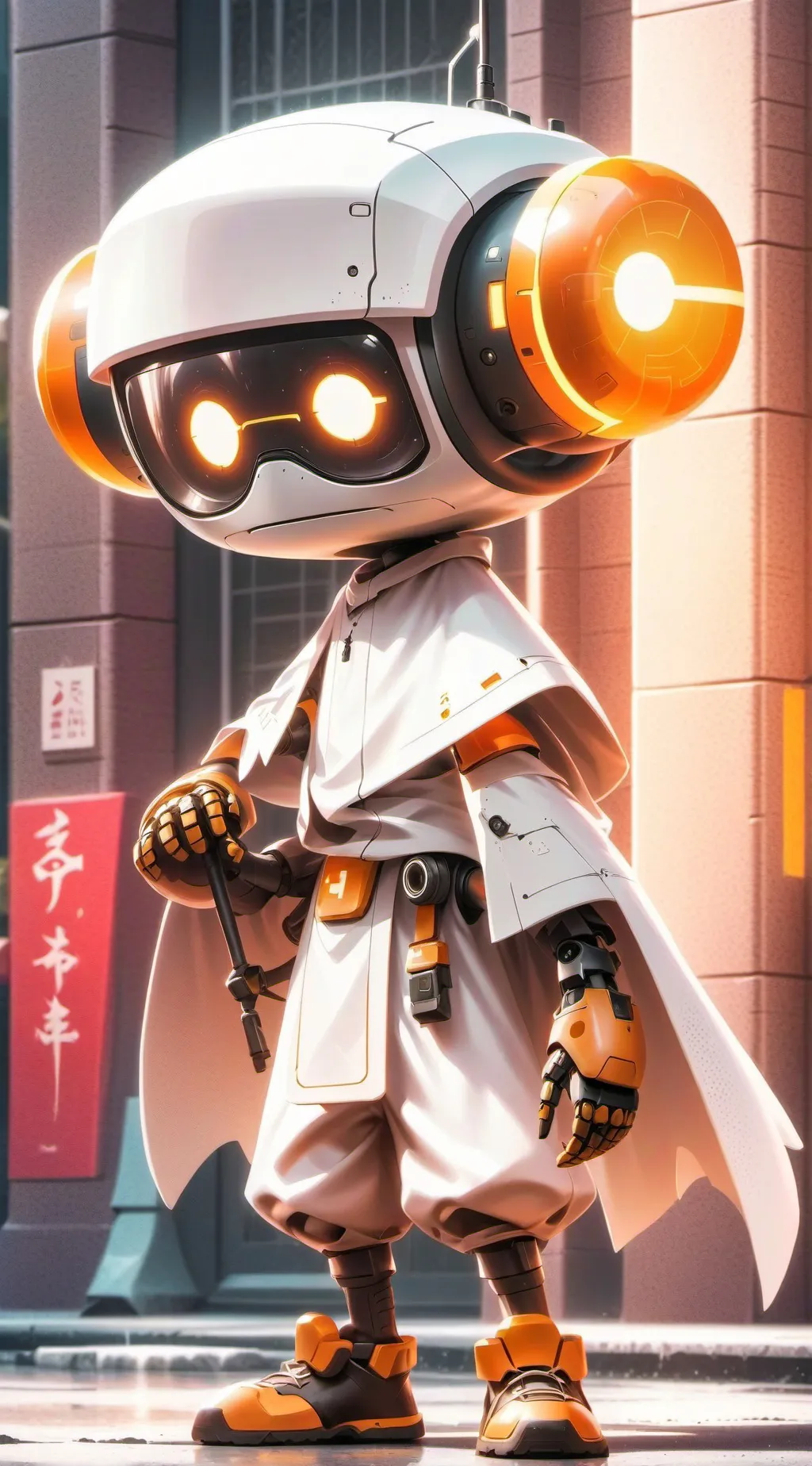 ai character: SD n background