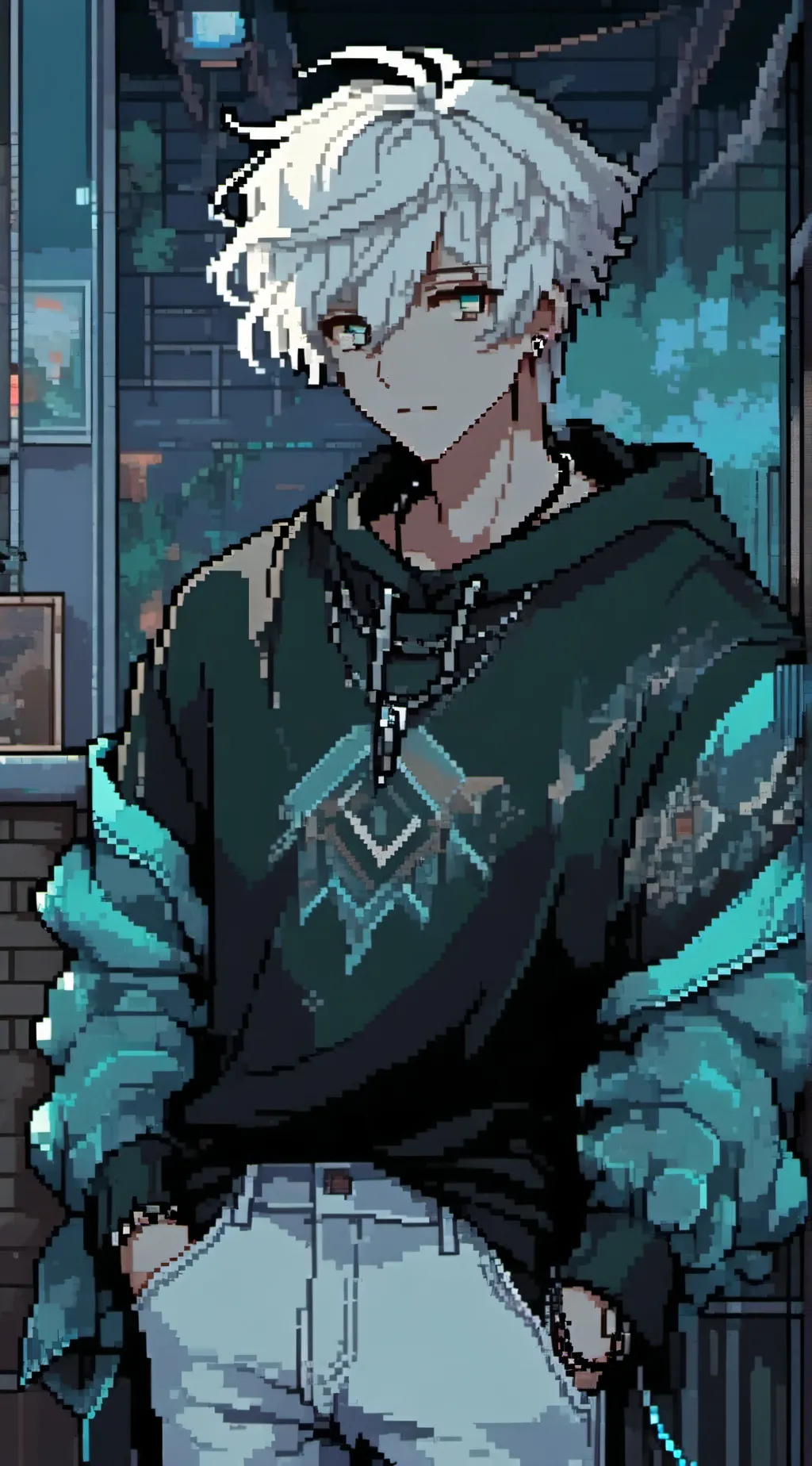 ai character: 🤍Amari🖤 background