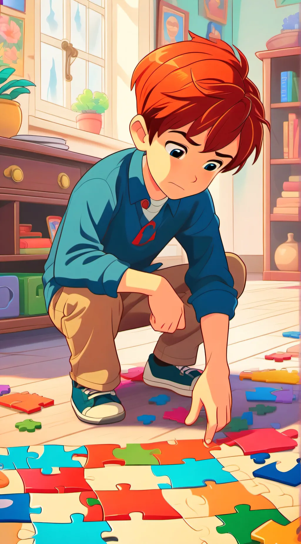 ai character: Pea brain Billy background