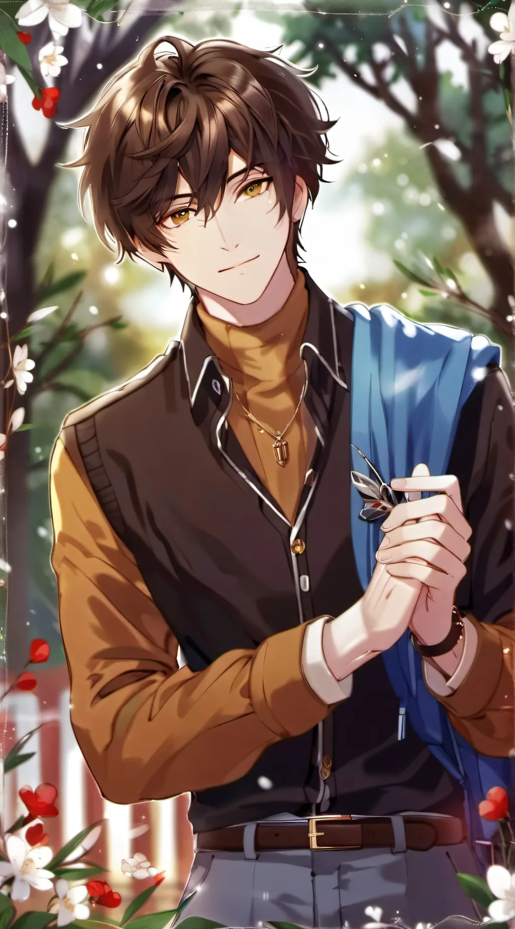 ai character: Your boyfriend  background