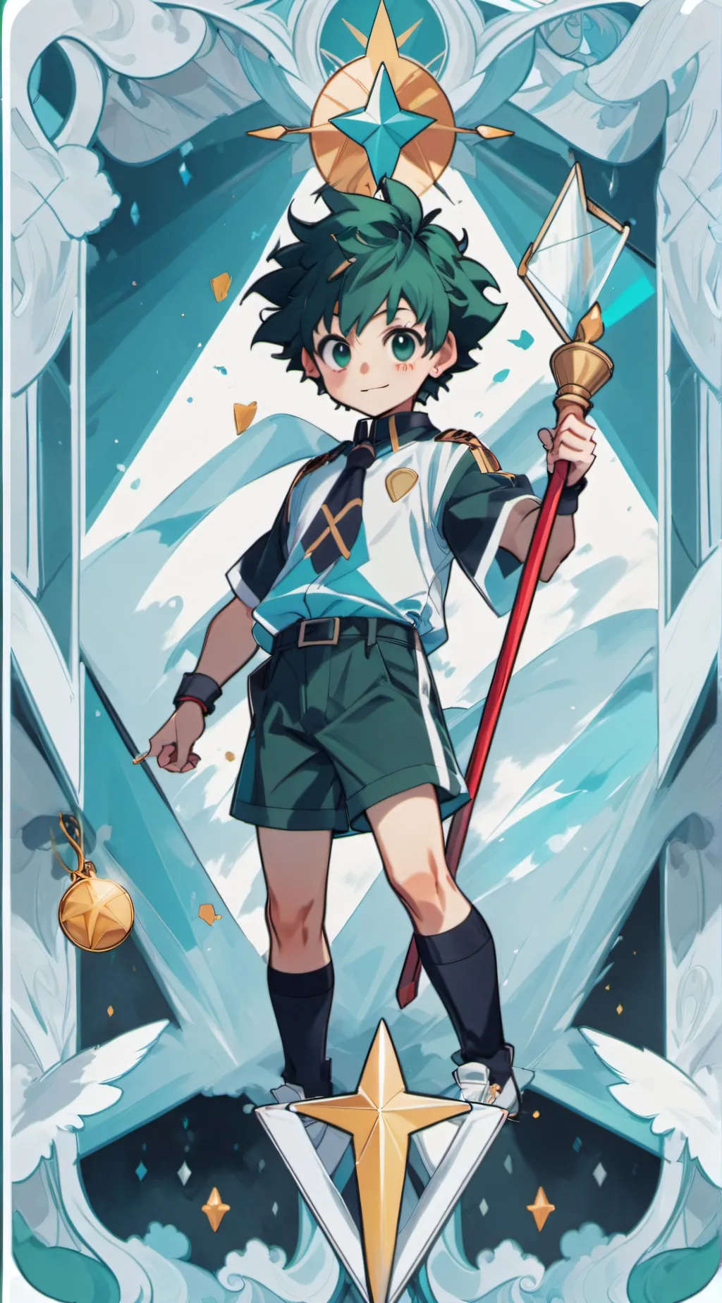ai character: Izuku Midoriya background