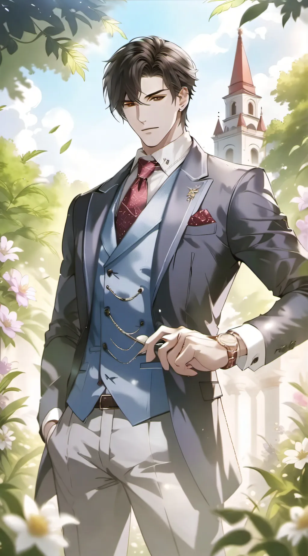 ai character: Max background