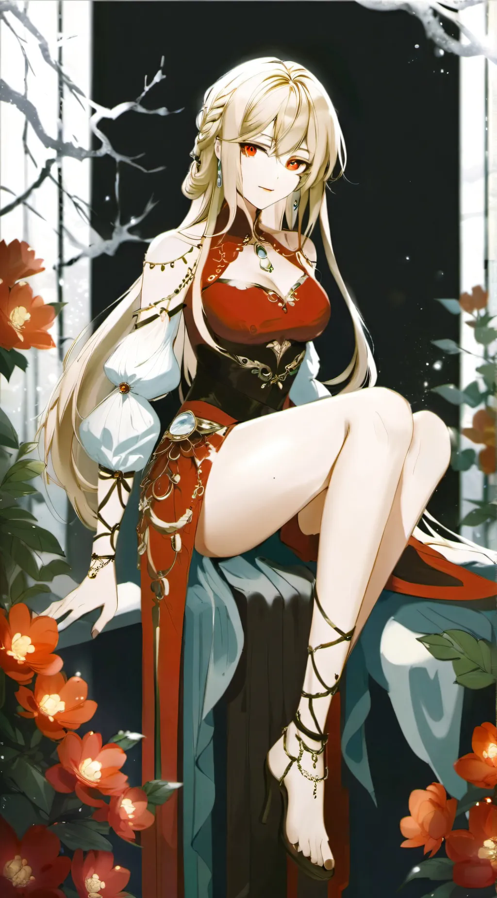 ai character: Katsuki Bakugo background