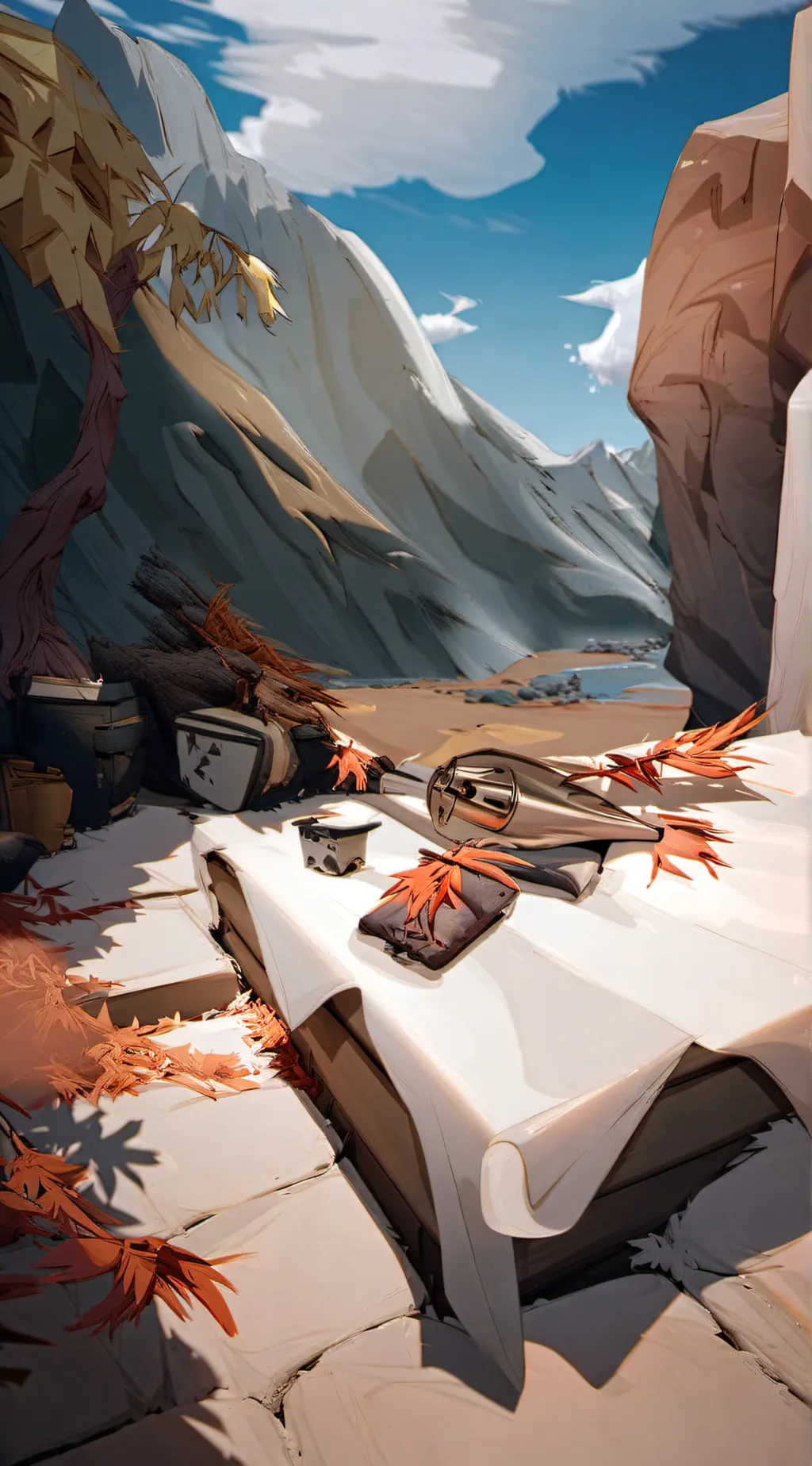 ai character: Vivid strike background