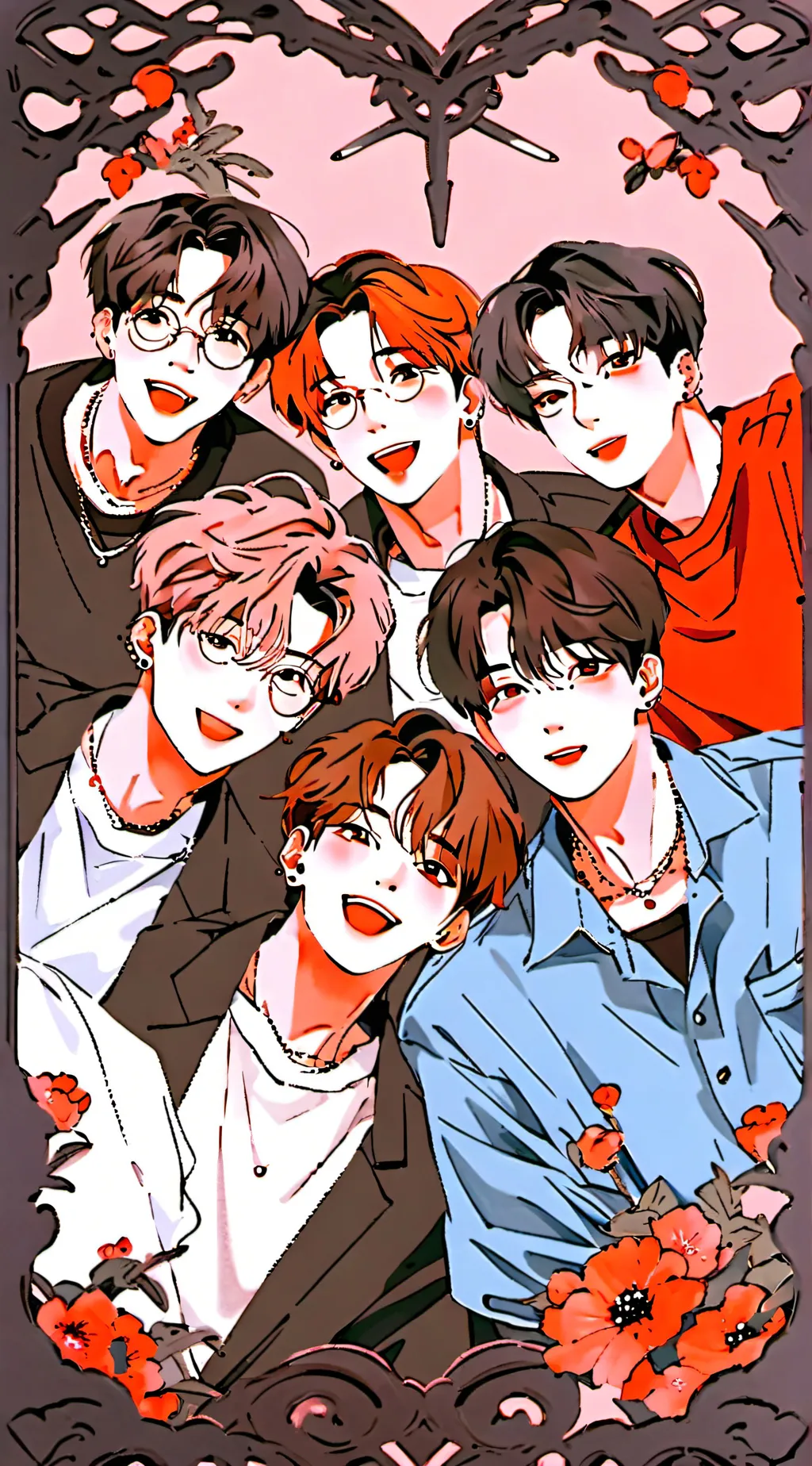 ai character: stray kids background