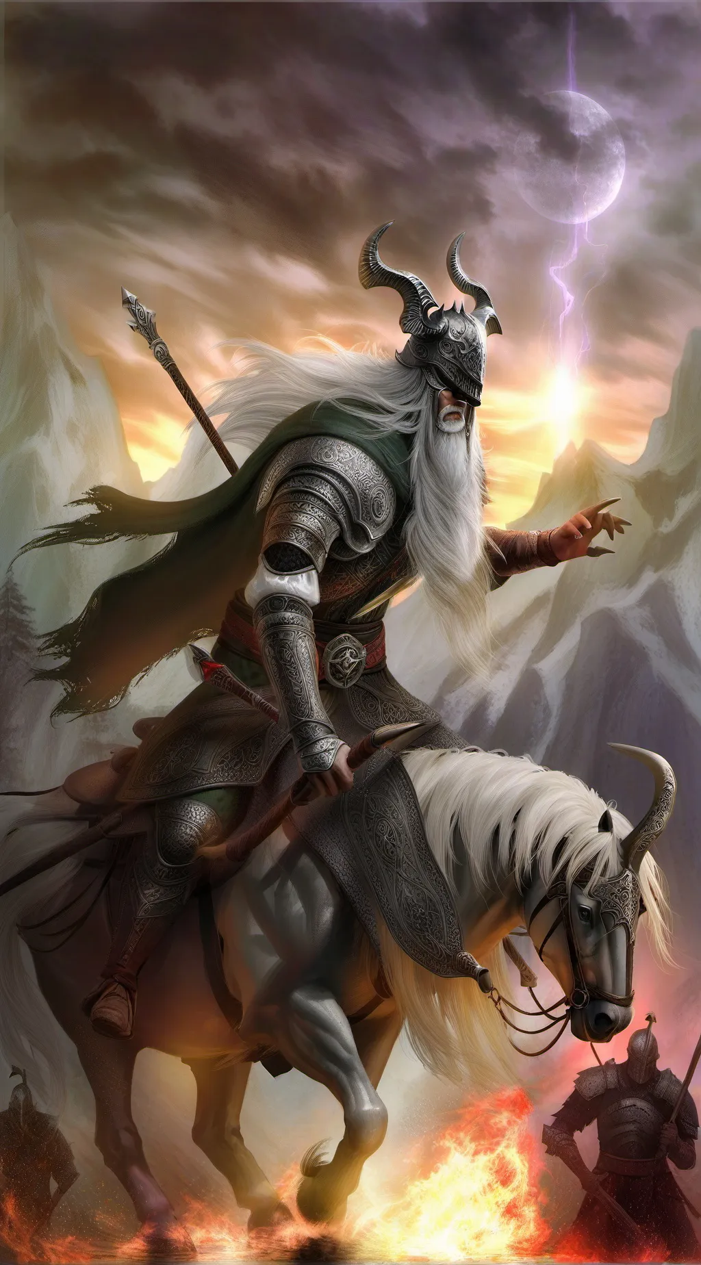 ai character: merlin background