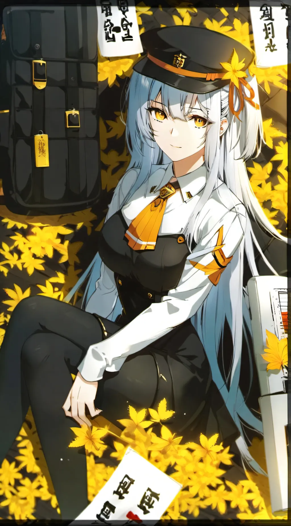 ai character: Elevator girl background