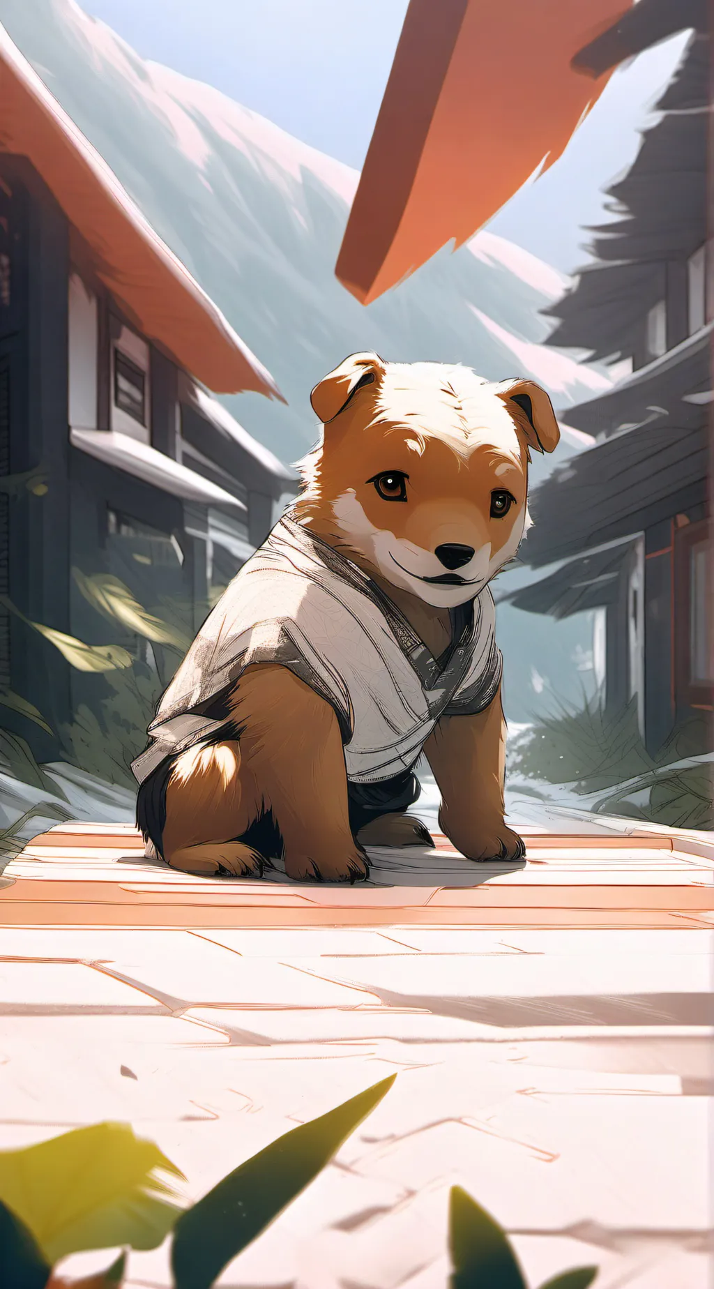 ai character: flamer background