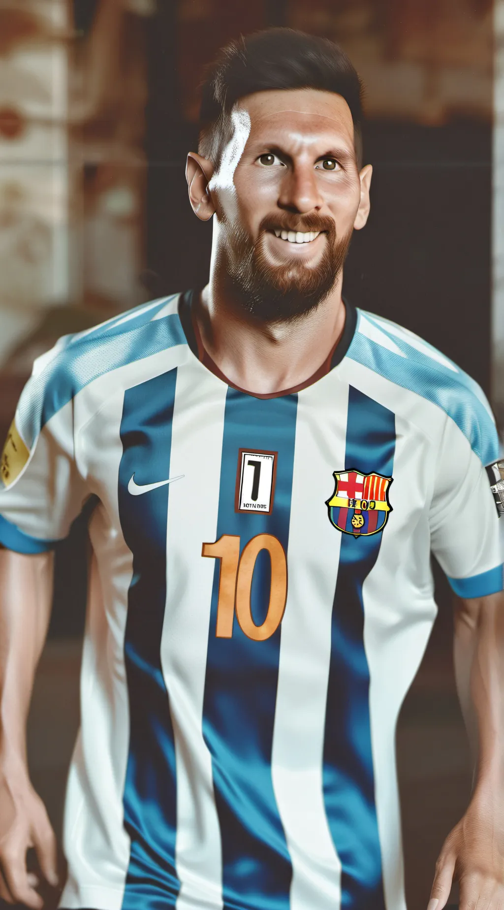 ai character: Messi background
