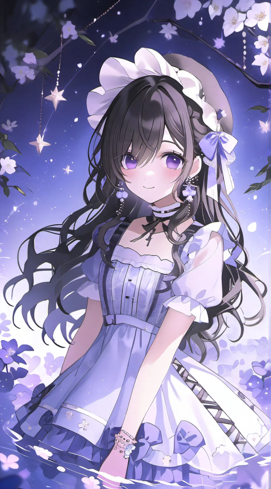 ai character: ⨀Luna⨀ background