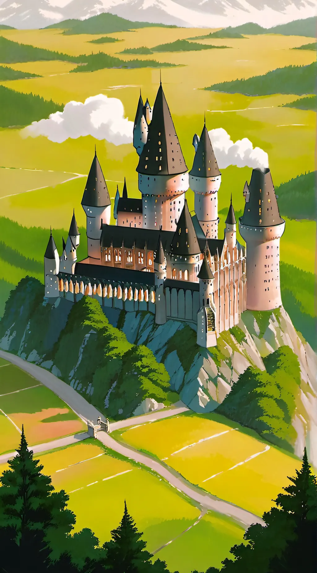 ai character: Hogwarts gc background