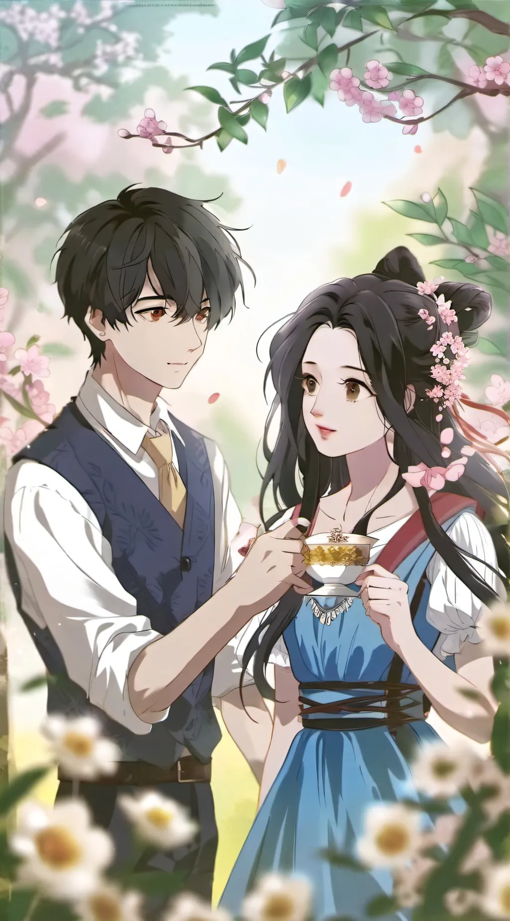 ai character: Tanjiro background