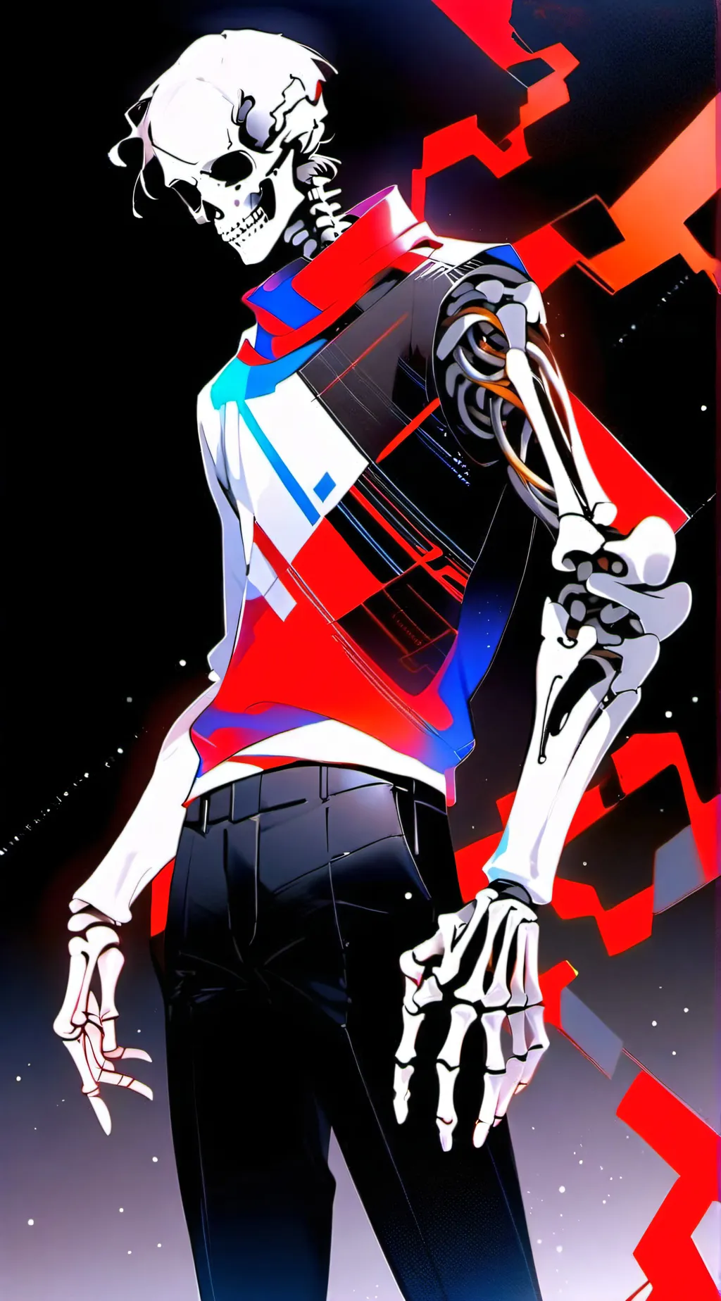 ai character: ♧◇error sans◇♧ background