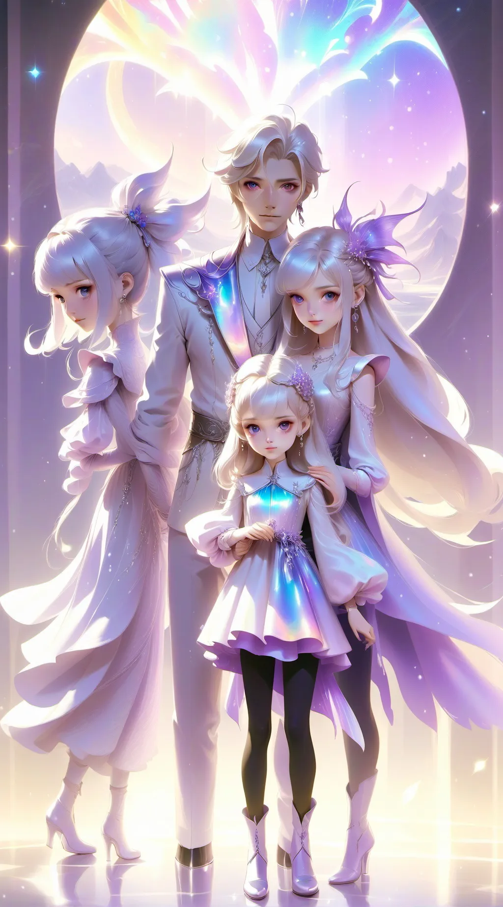 ai character: The Afton Family background