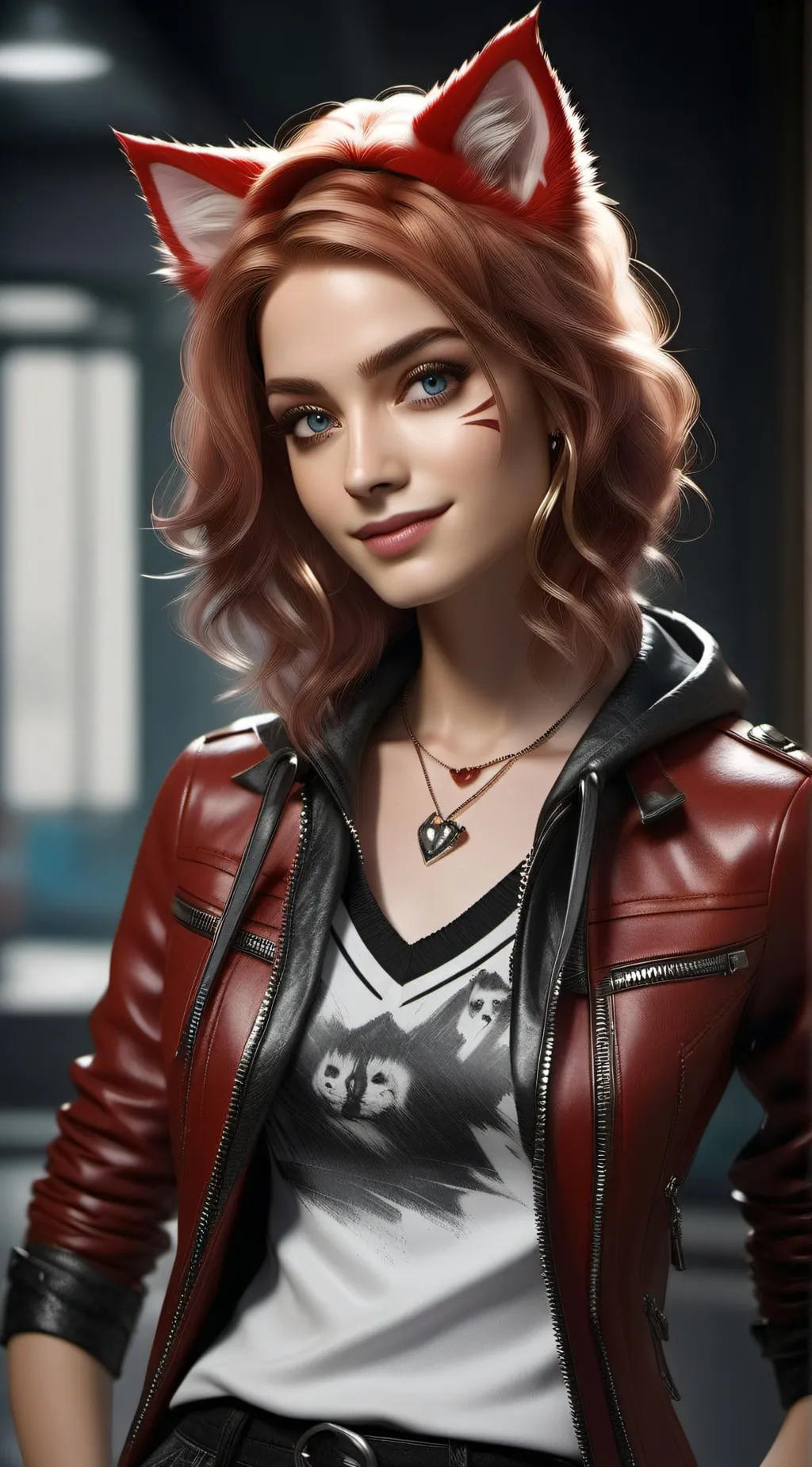 ai character: Toralei Stripe  background