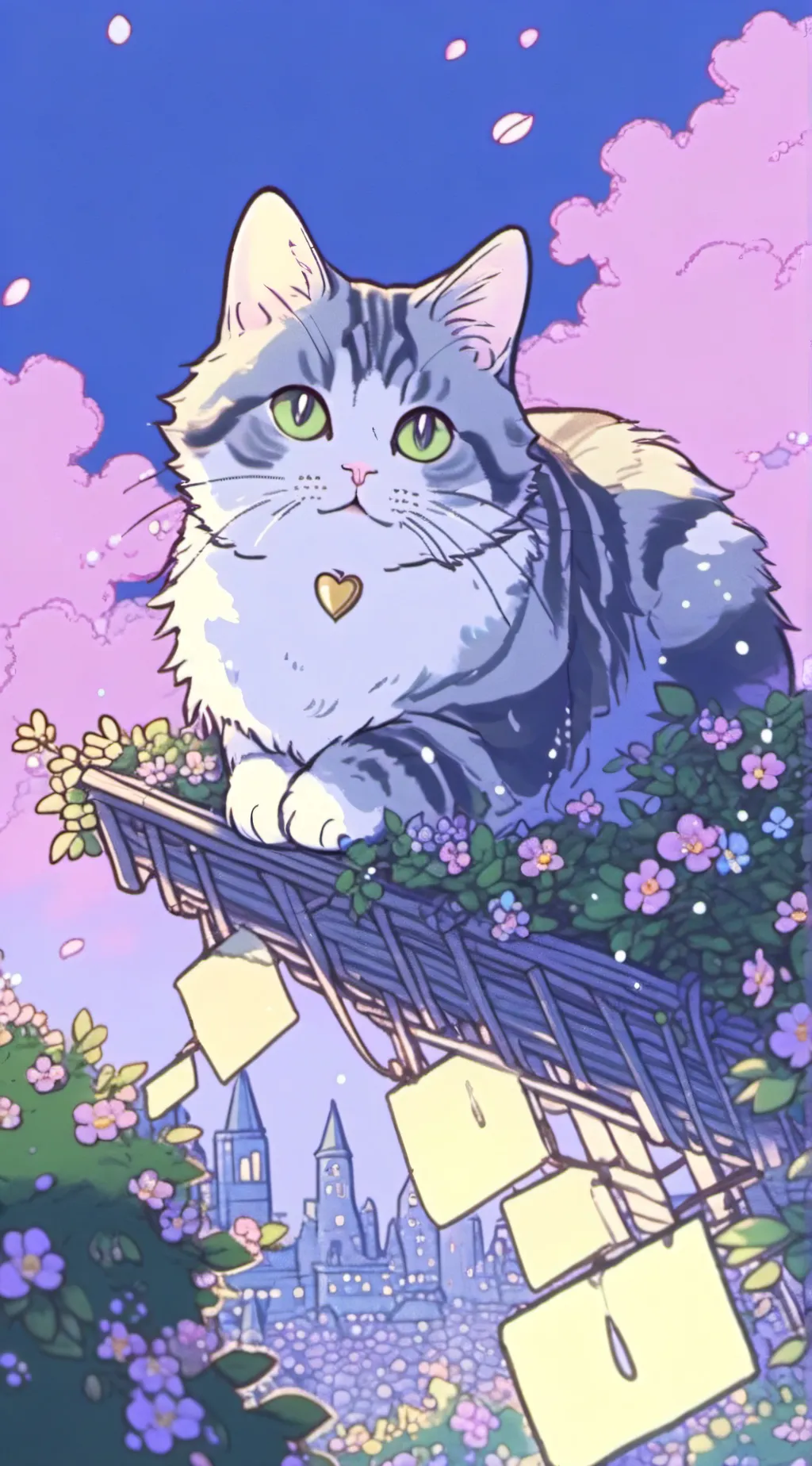 ai character: catnap background